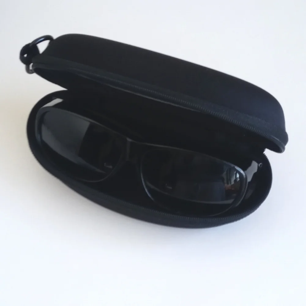 Yogo Vision Black Polarized Sunglasses w Case (Fits Over Your Own Eye Glasses)